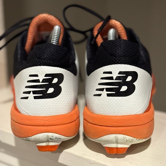 New Balance Baseball Cleats PL4040B4 Elements Black Orange Mens Size 12 - Picture 10 of 10